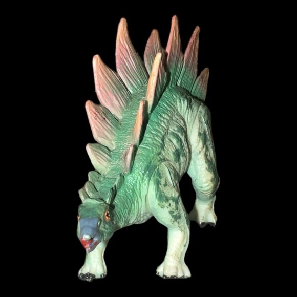 PVC Plastic WOW World NKOK Dinosaur Figures Posable Stegosaurus‎ Dinos 0222! - Picture 2 of 4